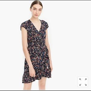 JCrew Navy Floral Dress - Size 4
